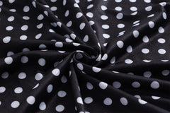 Women'S Elegant Vintage Cotton Casual Floral Print Work Party Peter Pan Collar A-Line Dress with Pockets 978