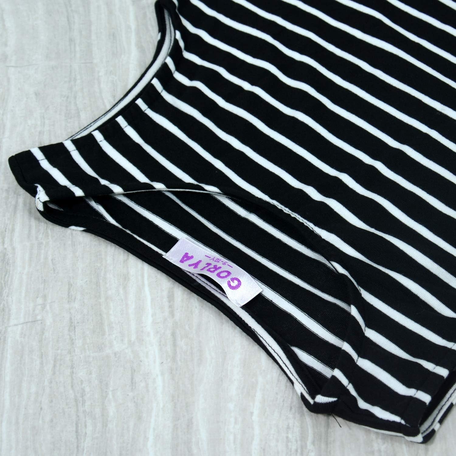 Girl'S Summer Casual Loose Tank Swing Midi Cute Shift Dress with Pockets for 4-14T Kids